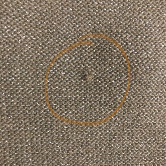 Tan shimmery cowl neck sweater by Belldini - Picture 6 of 7